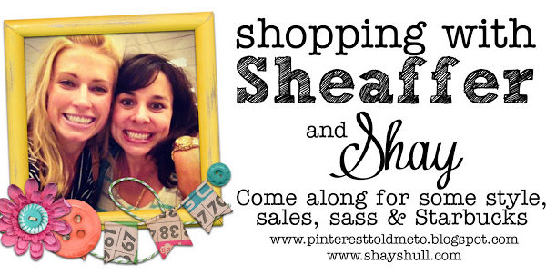 Shopping With Sheaffer and Shay!