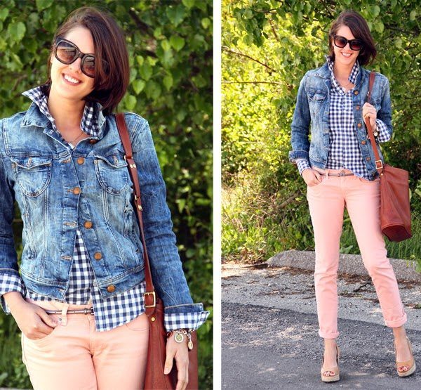 Pink, Gingham, and Denim?  Yes, please!
