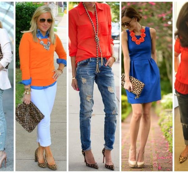 Orange, Leopard, and Turquoise.  Wear It.