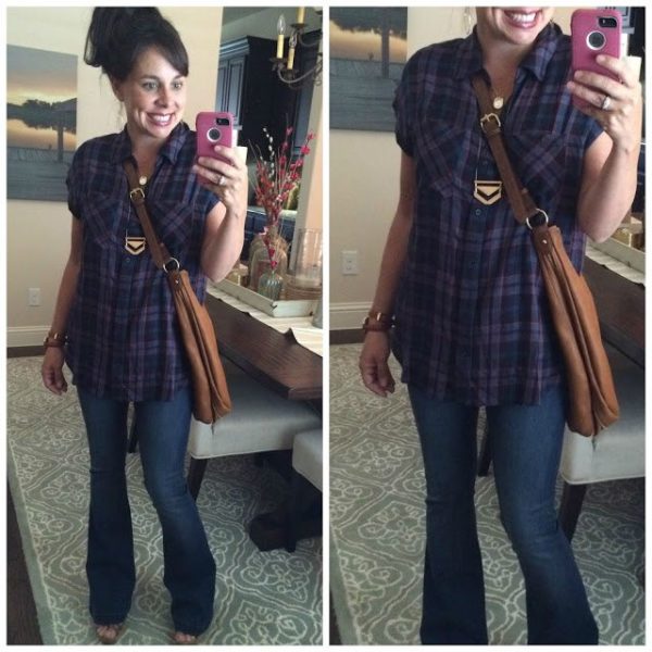 Transitioning to Fall!  In Plaid!
