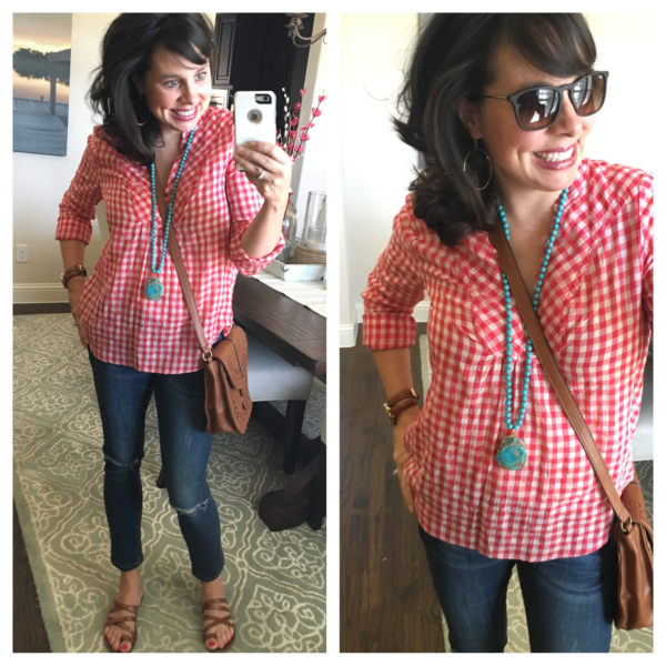 A Great Gingham Popover