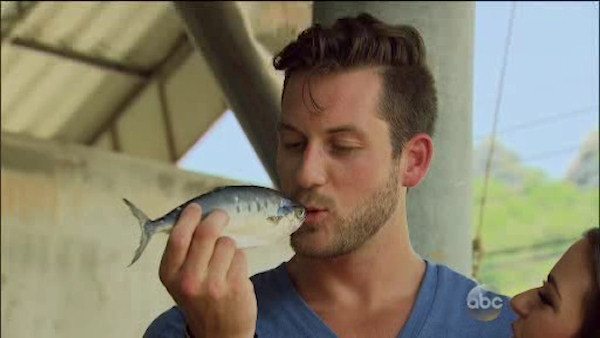 chase kissing fish on bachelorette