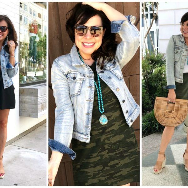DENIM JACKET LOVE and a FABULOUS LEOPARD TOTE
