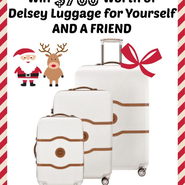 Five Days of Fabulous Day #3:  $700 Worth of Delsey Luggage for Yourself AND A FRIEND!