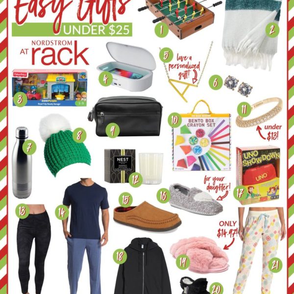 Under $25 Gift Ideas with Nordstrom Rack