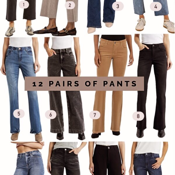 12 Pairs of Pants (See All of Them on Me!)